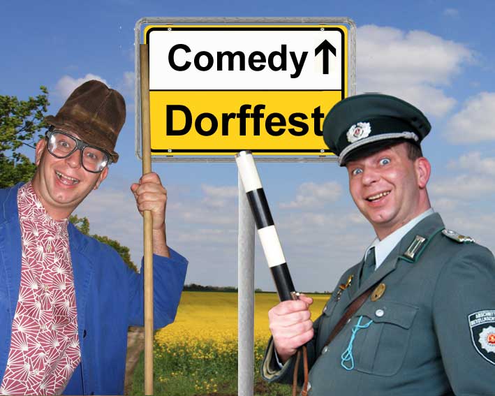 Komiker und Comedy-Alleinunterhalter für Dorffeste